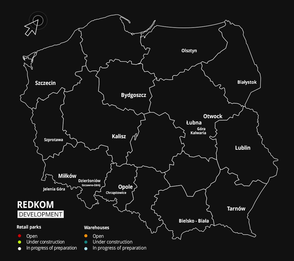 Mapa realizacji EN