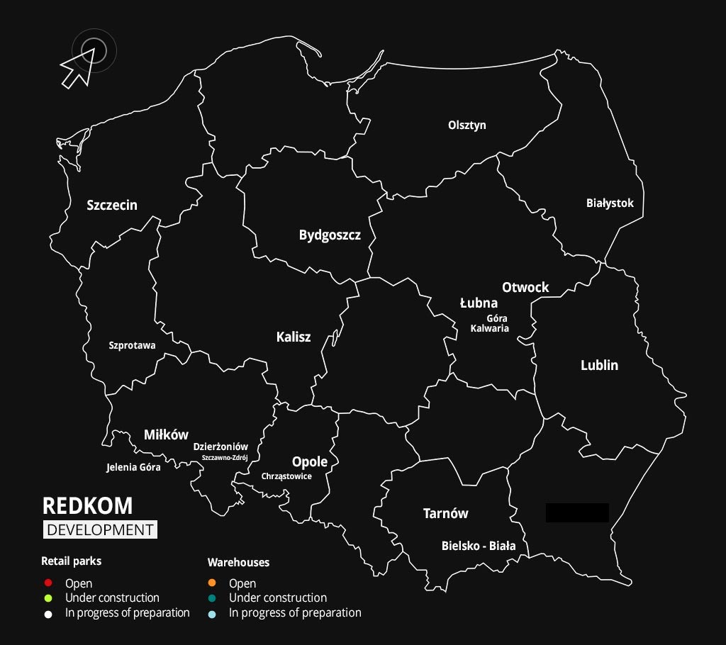 Mapa realizacji EN